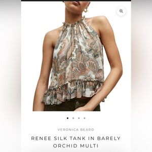 Veronica Beard Paisley Silk Halter